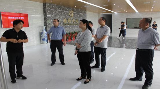 河南省科技厅党组成员、副厅长陶曼晞一行莅临公司调研